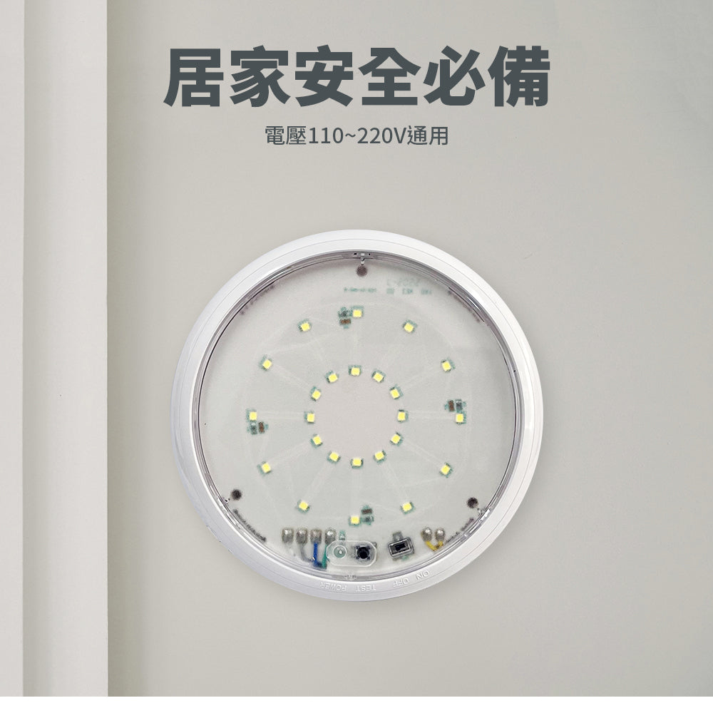 LED吸頂/壁掛兩用型緊急照明燈