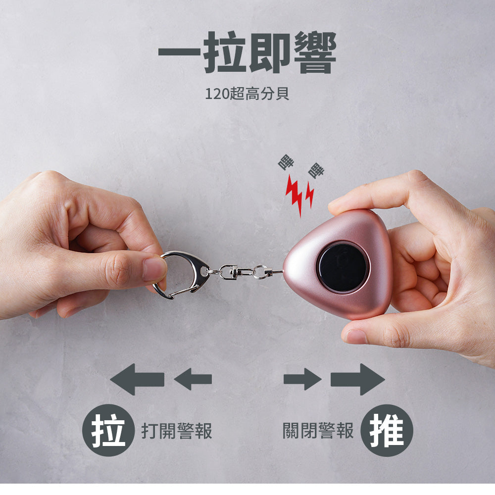 台灣製 水柱型辣椒水+防身警報器