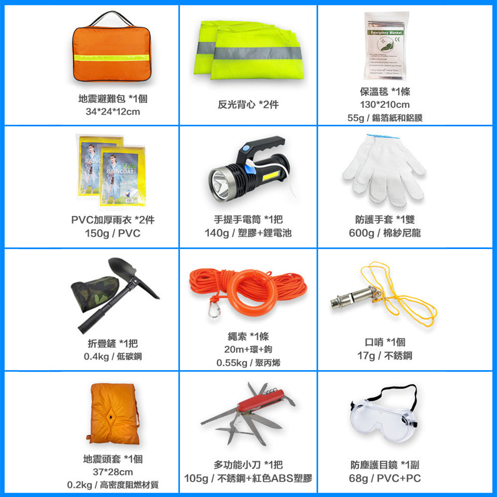 地震防災包