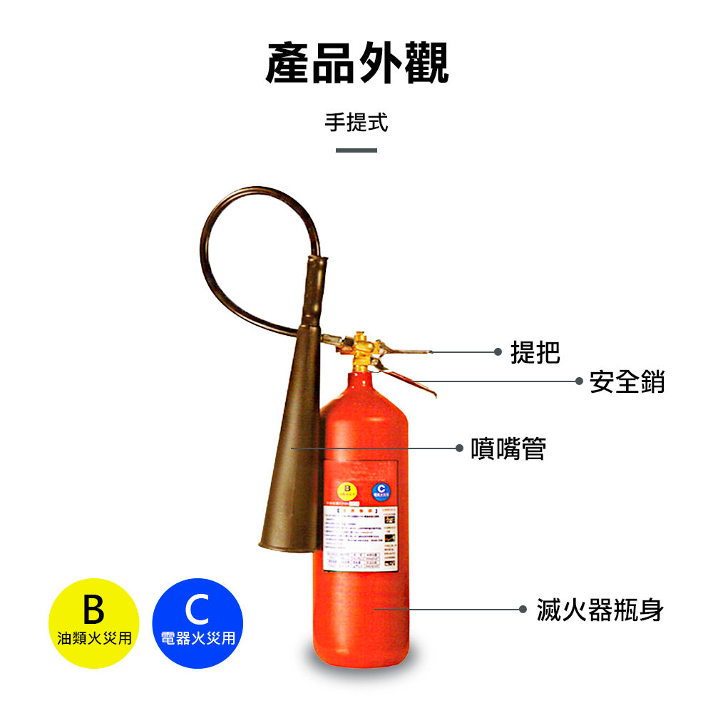 CO2 二氧化碳滅火器