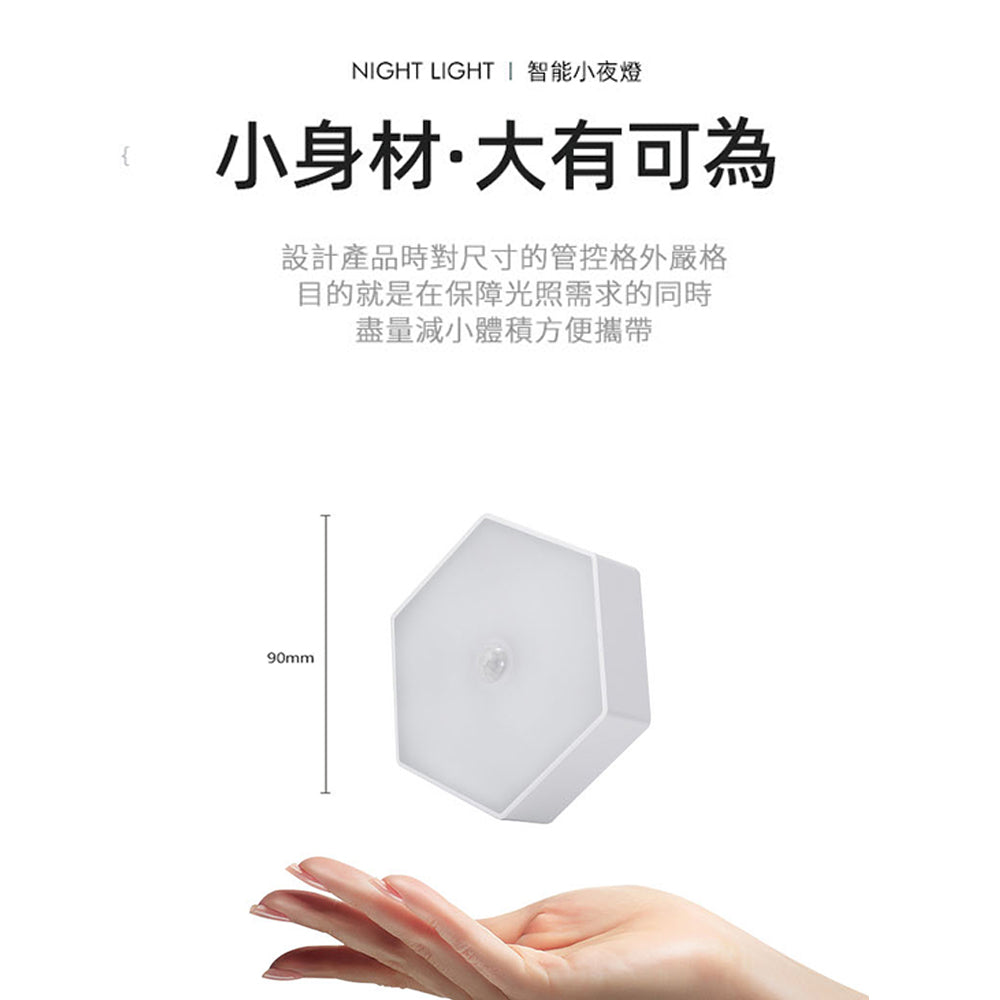 智能感應LED小夜燈