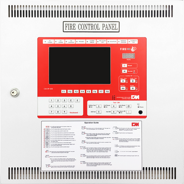 CM-RP-03S/E Addressable Fire Alarm Control Panel
