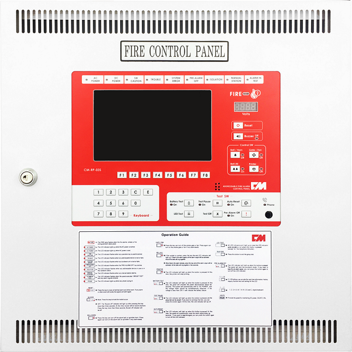 CM-RP-03S/E Addressable Fire Alarm Control Panel