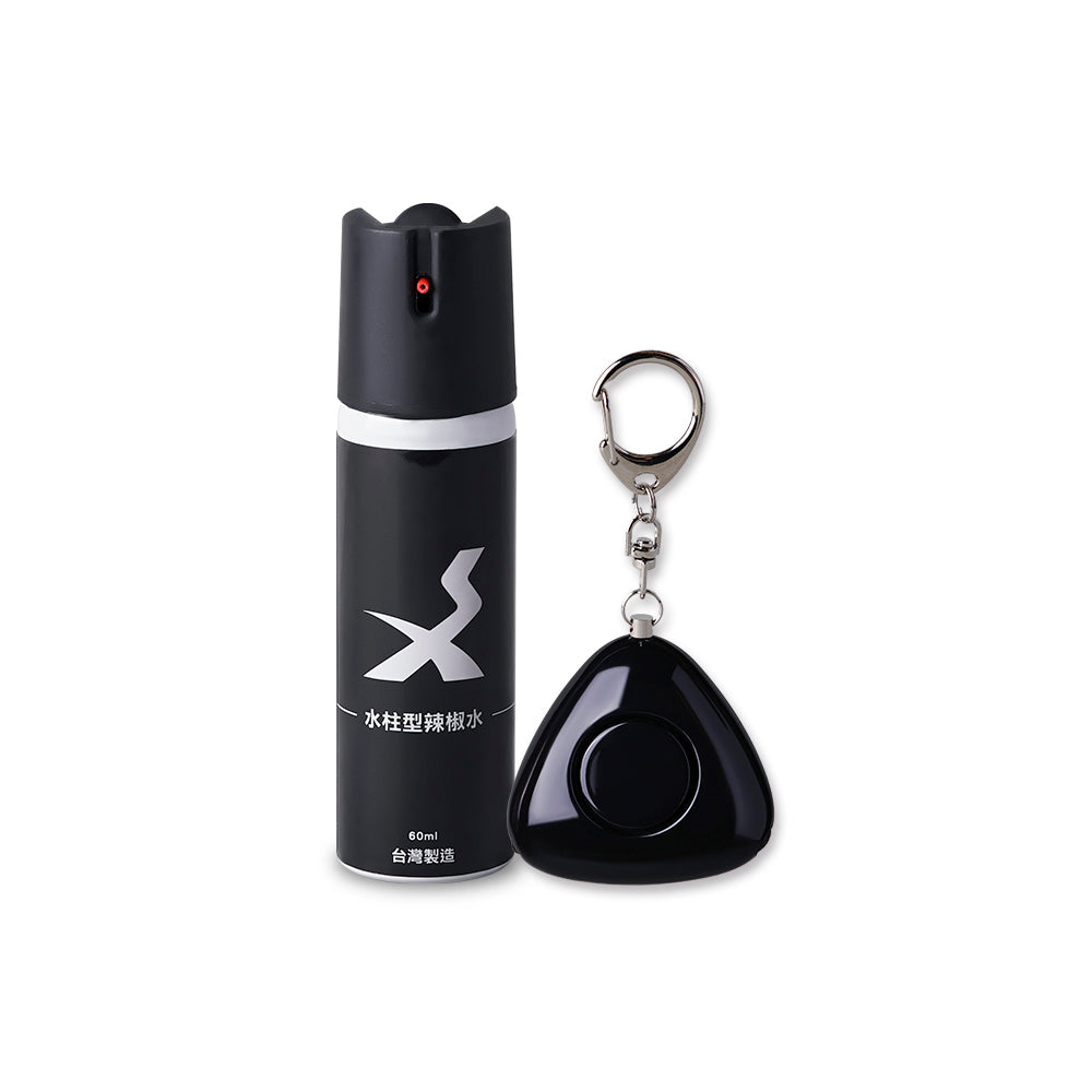 Water Jet Pepper Spray + Self-Defense Alarm